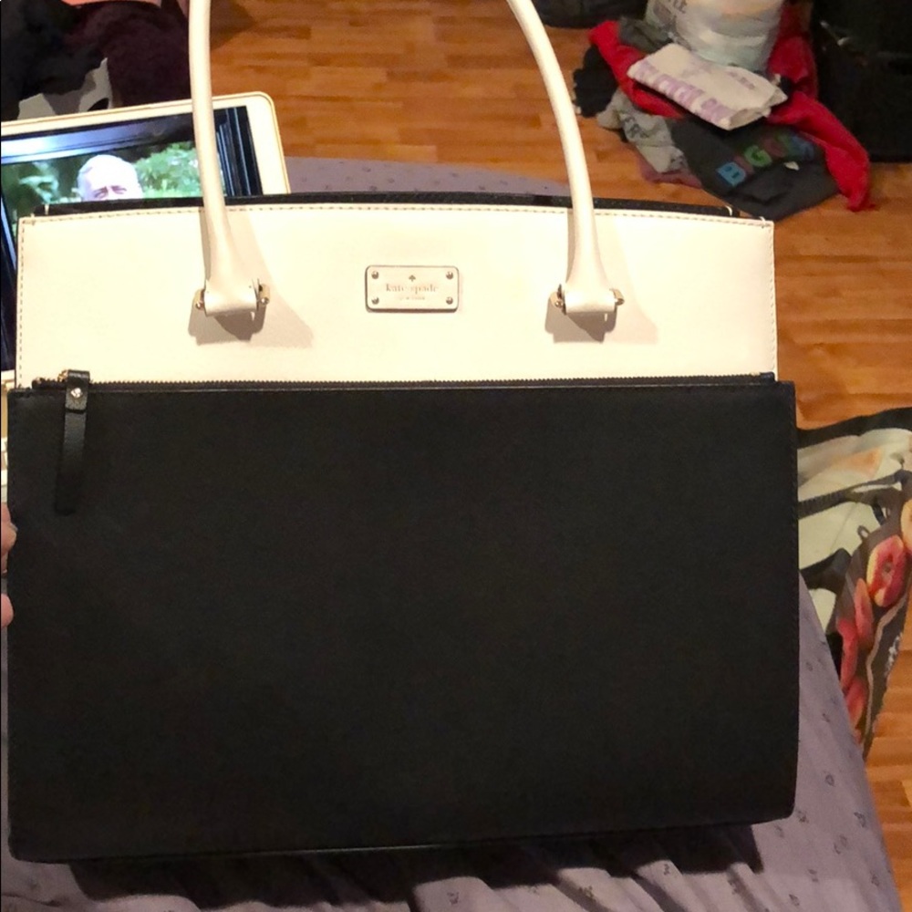Black and White Kate Spade Bag